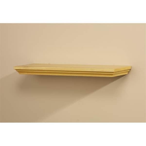 Amore Designs VIL824OK Wood Shelving Villages Oak Straight Shelf; 24 in. VIL824OK - main